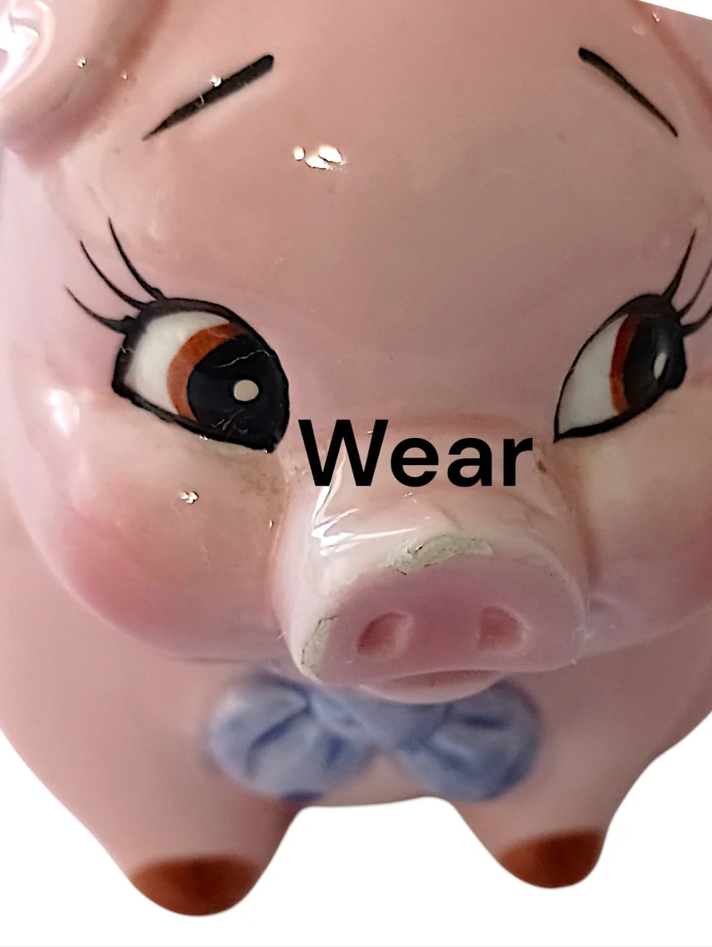 Vintage Lefton Anthropomorphic Pig Planter Ceramic Piglets Air‎ Plant Succulents